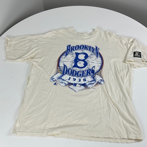 STARTER Brooklyn Dodgers Vintage 90s Graphic Tee - Size XL - Picture 2 of 10